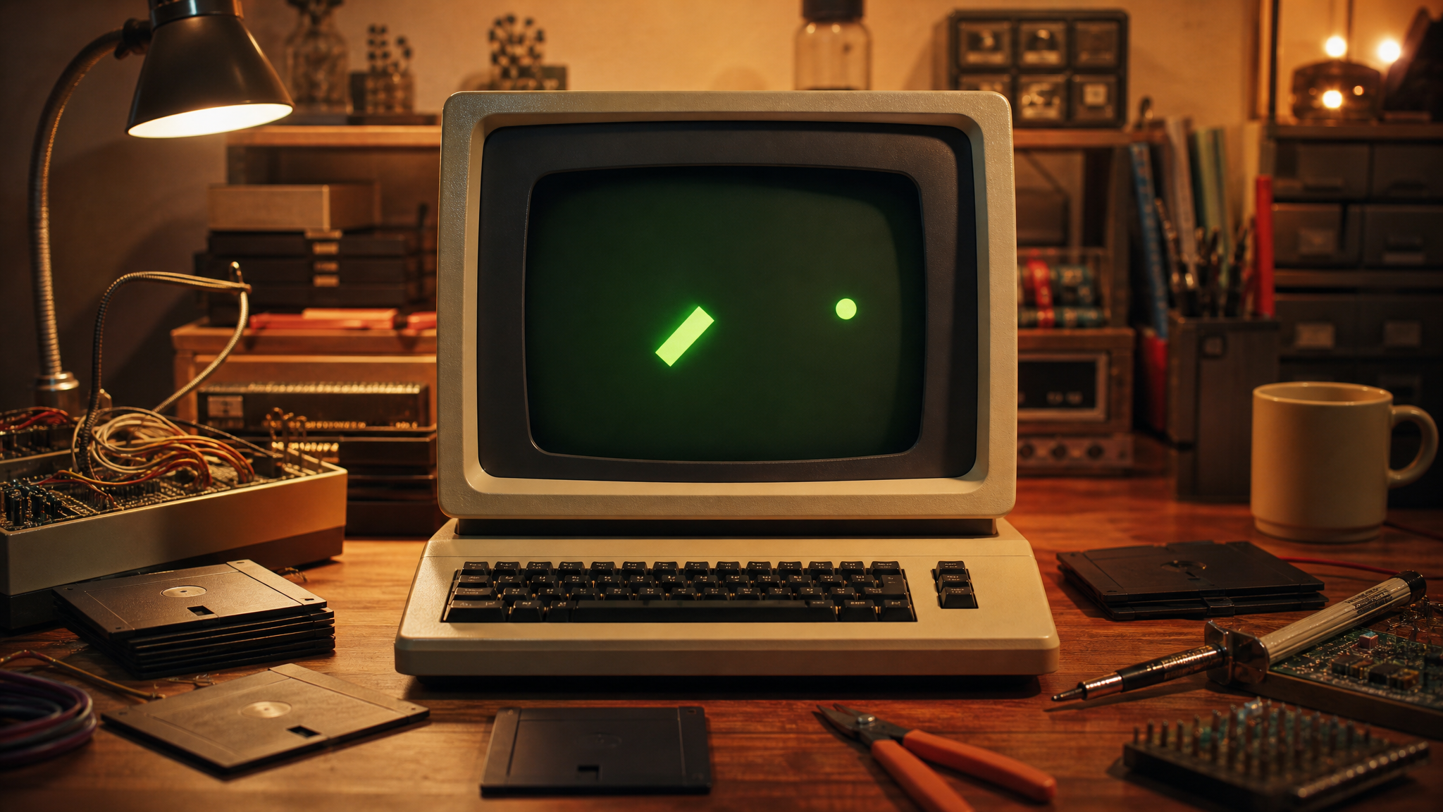 FrontPong para Commodore PET: el experimento BASIC que une retro e IA