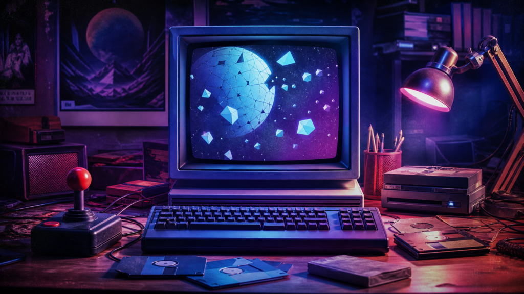 Lunadia para Commodore 64: nuevo reto espacial gratis para jugar en 2026