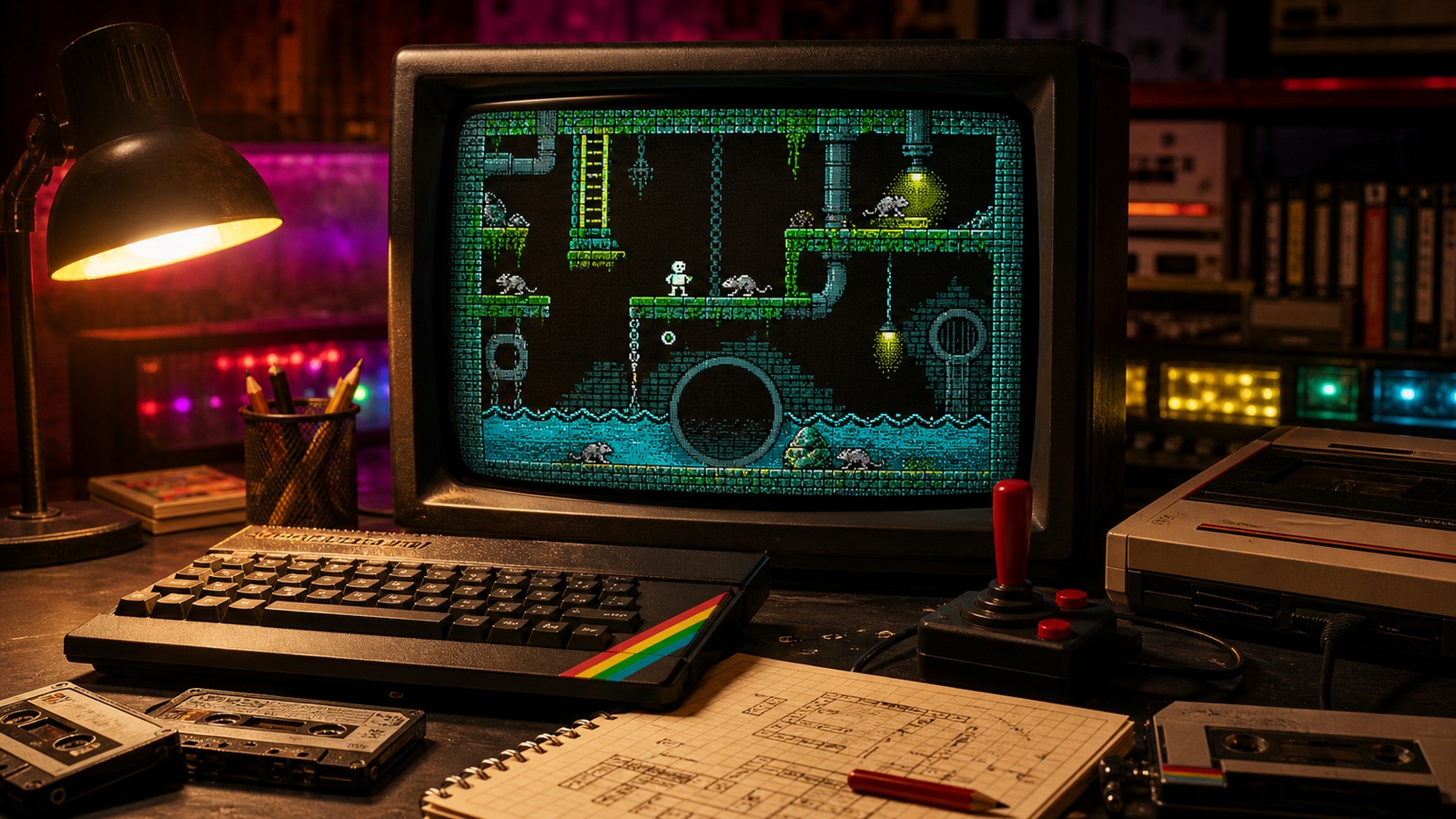 Sewer Escape para ZX Spectrum: una nueva aventura retro bajo tierra