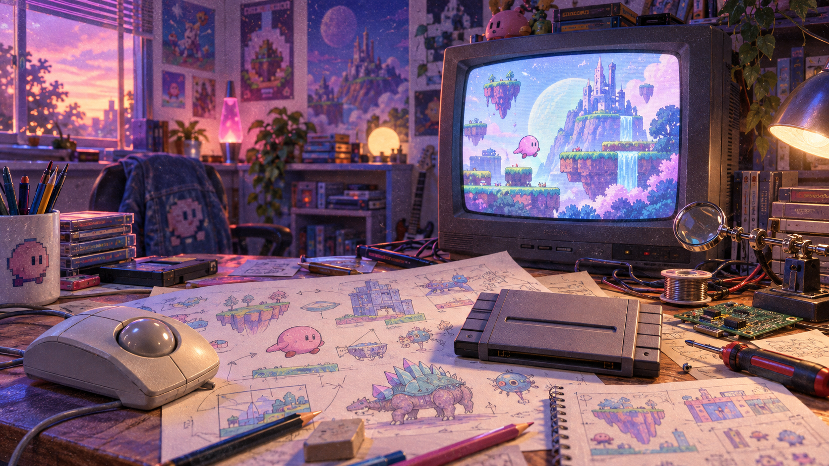Kid Kirby vuelve a la vida como recreación fan del juego cancelado de SNES
